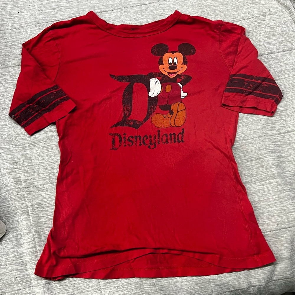 Vintage Disney T-Shirt Red Mickey Mouse